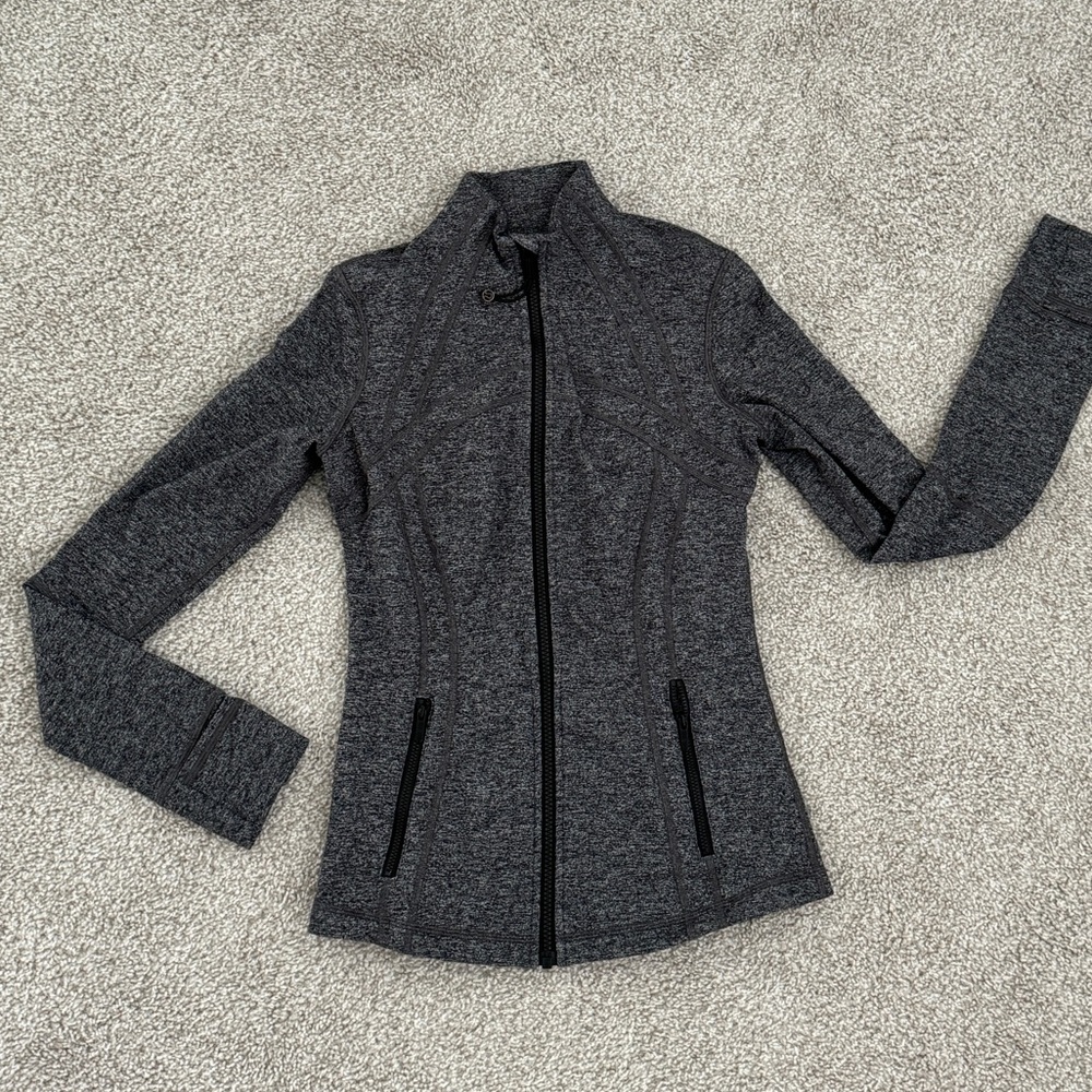 Lululemon Casual Define Jacket in Heathered Black